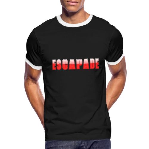 ESCAPADE Bold Typography Graphic Design - Men's Ringer T-Shirt