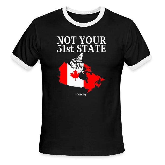 Canada Is Not Your 51st State - Canada Map Flag