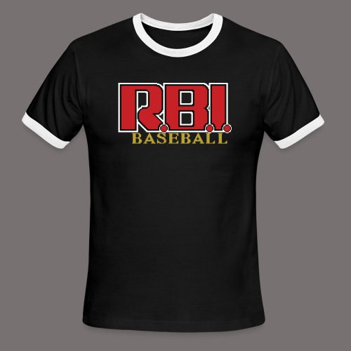 R B I Baseball - Men's Ringer T-Shirt