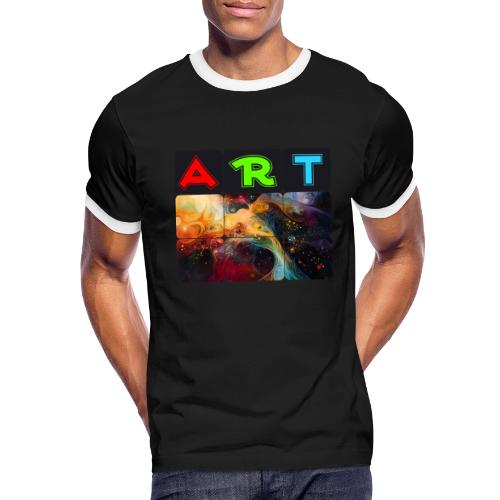 Waves of Art - Men's Ringer T-Shirt
