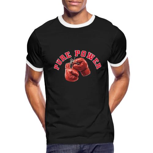 Boxing: Pure Power Punch - Men's Ringer T-Shirt