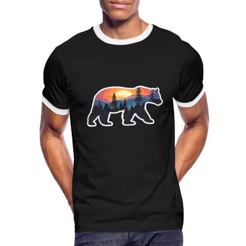 Mountain Spirit Bear - Men's Ringer T-Shirt
