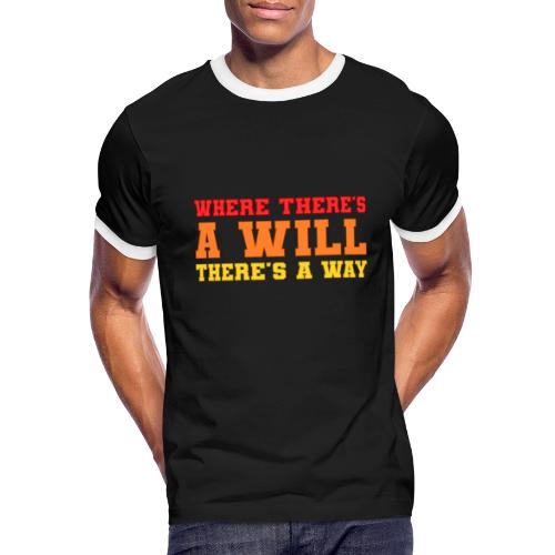 Willpower Wins - Men's Ringer T-Shirt