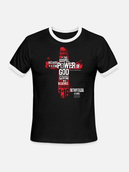 This Shirt is ILLegal in 51 Countries - Men's Ringer T-Shirt - black/white