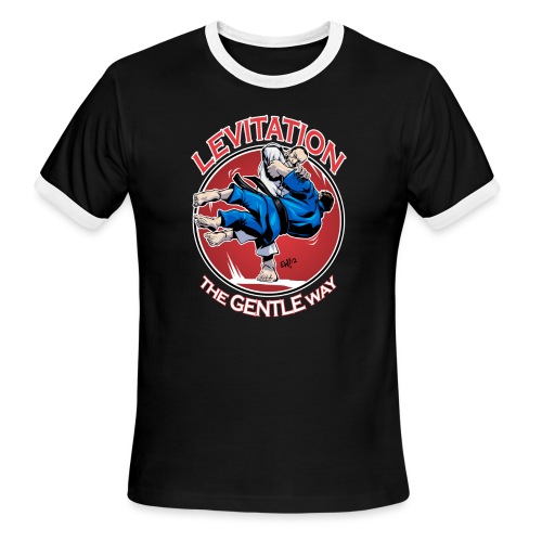 Judo Shirt - Levitation for dark shirt - Men's Ringer T-Shirt