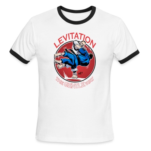 Judo Shirt - Levitation for dark shirt - Men's Ringer T-Shirt