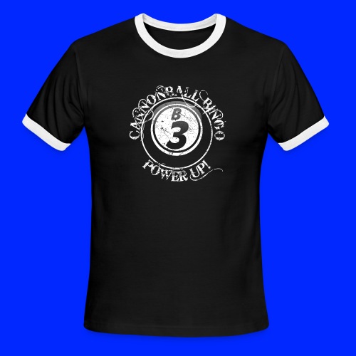 Vintage Cannonball Bingo Ball Tee - Men's Ringer T-Shirt