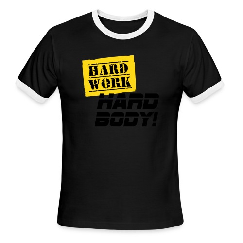 hard work without girl - Men's Ringer T-Shirt