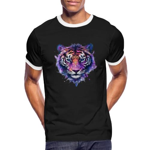 Mystic Violet Tiger - Men's Ringer T-Shirt