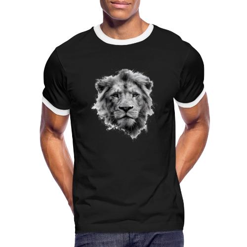 Lion: Monochrome King - Men's Ringer T-Shirt