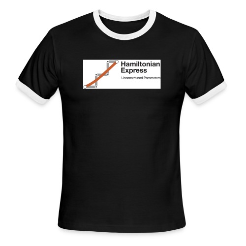 hamiltonian express tshirt png - Men's Ringer T-Shirt