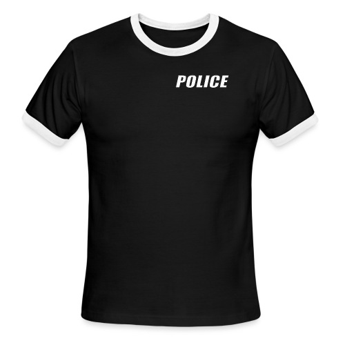 Police White - Men's Ringer T-Shirt