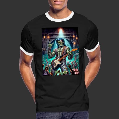 Monster Mosh 2024 Tour Frankie Guitar #DF-001 - Men's Ringer T-Shirt
