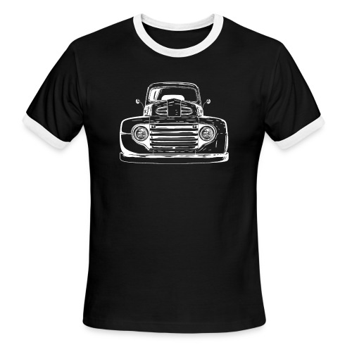 1949 Ford F1 Classic Truck Men's T-Shirt - Men's Ringer T-Shirt