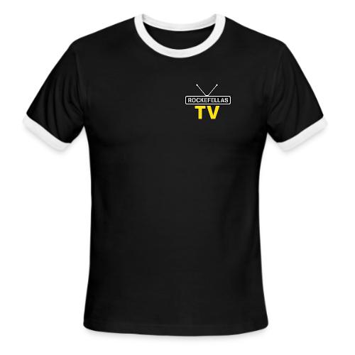 Rockefellas TV Outlined Logo Tee - Men's Ringer T-Shirt