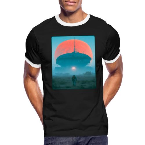 Astronaut Alien Outpost Design - Men's Ringer T-Shirt