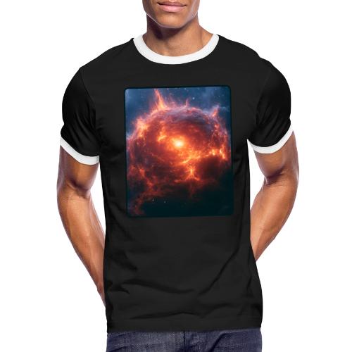 Exploding Supernova Space Art - Men's Ringer T-Shirt