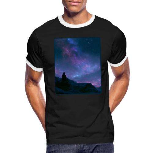Stargazer Nebula Night Sky Art - Men's Ringer T-Shirt