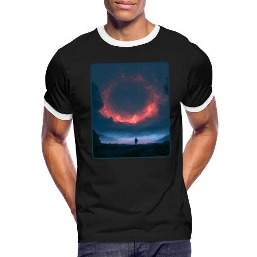 Supernova Reflection Space Scene - Men's Ringer T-Shirt
