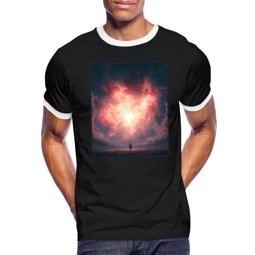 Supernova Sky Sci-Fi Artwork - Men's Ringer T-Shirt