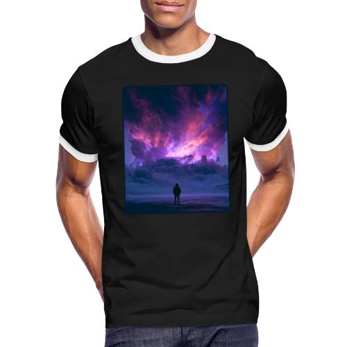 Cosmic Supernova Night Design - Men's Ringer T-Shirt