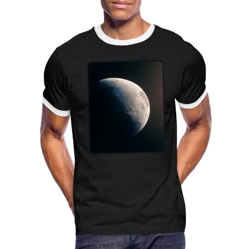 Crescent Moon Celestial Artwork - Men's Ringer T-Shirt