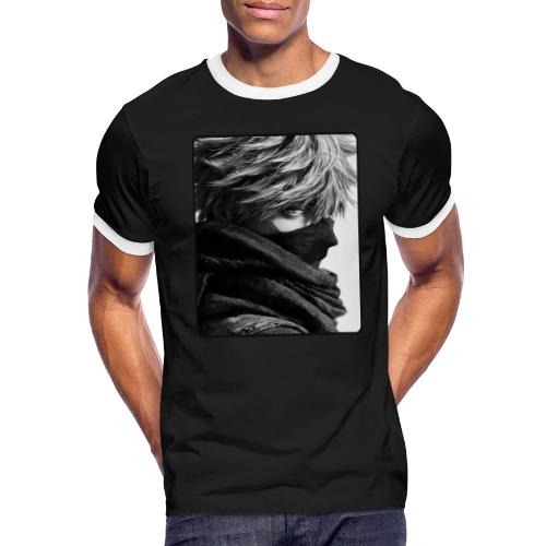 Battle-Worn Ninja Portrait - Men's Ringer T-Shirt