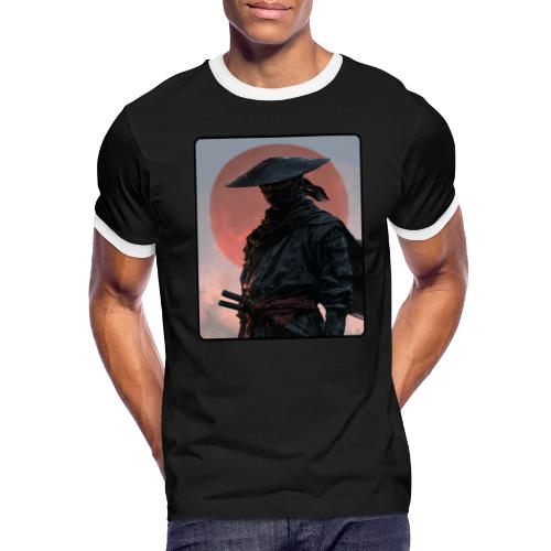 Ninja Warrior Under the Red Sun - Men's Ringer T-Shirt