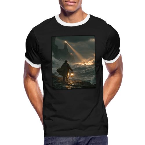 The Lone Lightkeeper's Beacon - Men's Ringer T-Shirt