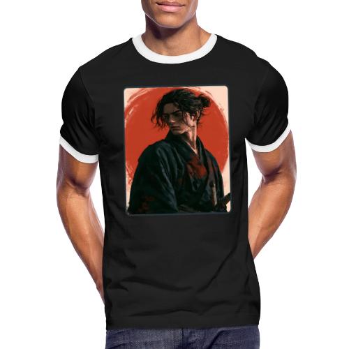 Samurai Beneath the Red Sun - Men's Ringer T-Shirt