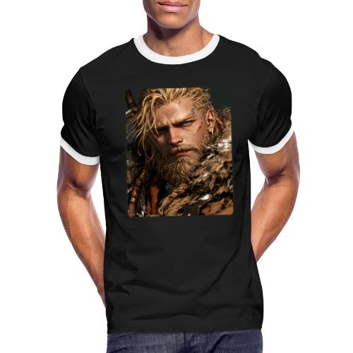 Battle-Scarred Viking Warrior - Men's Ringer T-Shirt
