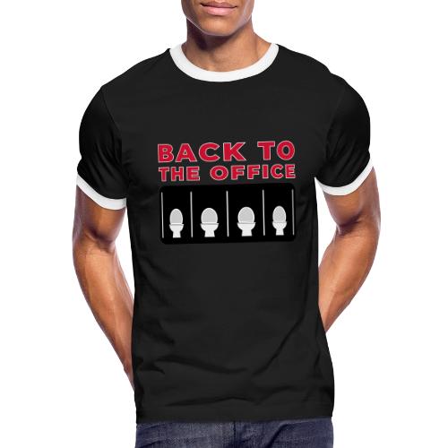 Back to the Office Satire Design - Men's Ringer T-Shirt