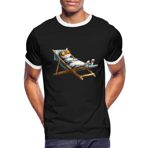 Sunshine Cat Mode - Men's Ringer T-Shirt