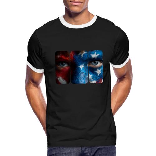 USA: Painted for the Flag - Men's Ringer T-Shirt