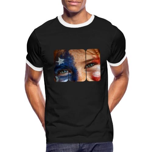 USA: Patriot Gaze - Men's Ringer T-Shirt
