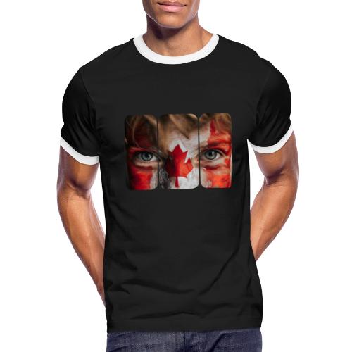 Canada: Maple Leaf Gaze - Men's Ringer T-Shirt