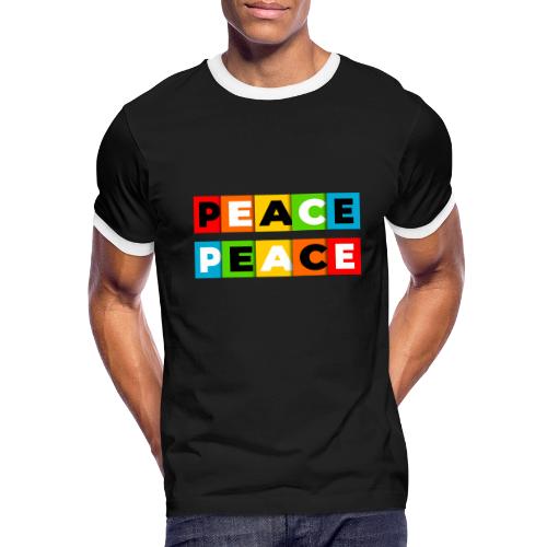 Colorful Peace - Men's Ringer T-Shirt