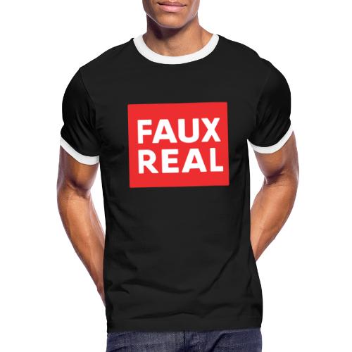 Faux Real Red - Men's Ringer T-Shirt