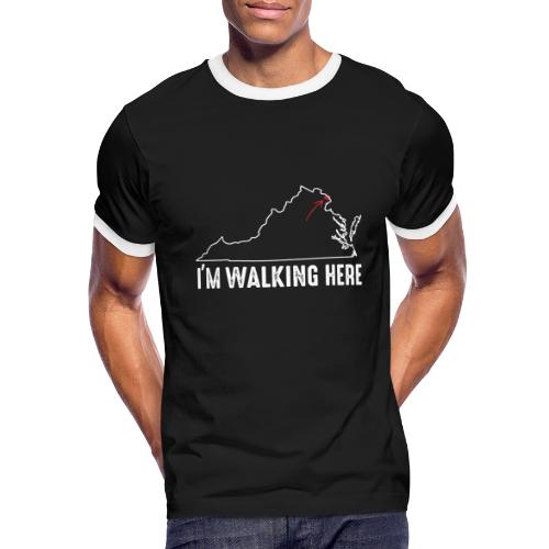 I'm Walking Here (in Arlington, VA) - Men's Ringer T-Shirt