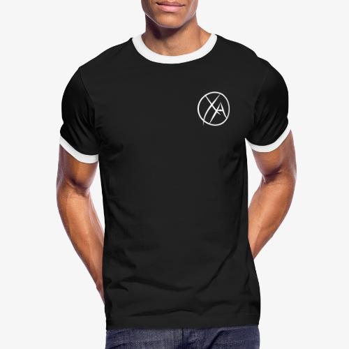 White XA logo - Men's Ringer T-Shirt