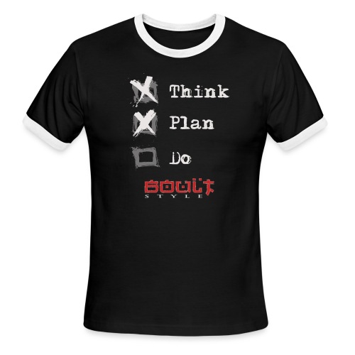 0116 Think Plan Do - Men's Ringer T-Shirt