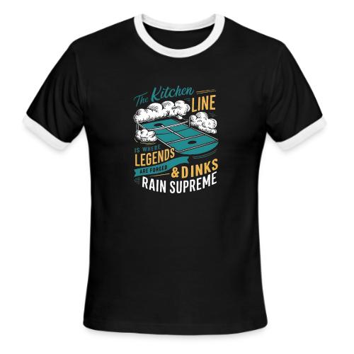 Fear the Dinker: Conquer the Kitchen - Men's Ringer T-Shirt