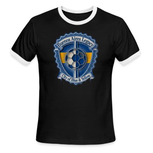 Buenos Aires Legacy T Shirt, Soccer City Pride Gif - Men's Ringer T-Shirt