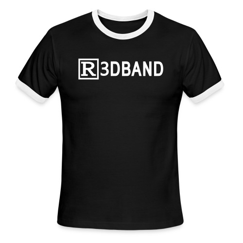 r3dbandtextrd - Men's Ringer T-Shirt