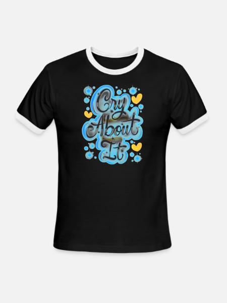 Sza Sos Merch - Men's Ringer T-Shirt - black/white