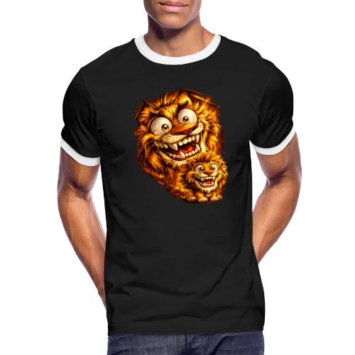 Crazy Double Lion Streetwear - Men's Ringer T-Shirt