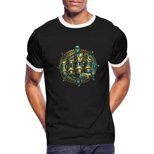 Cyberpunk Power Robot Hand - Men's Ringer T-Shirt
