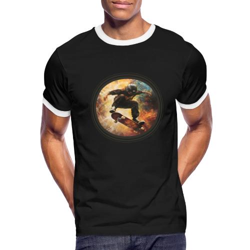 Skateboarding Flow - Men's Ringer T-Shirt