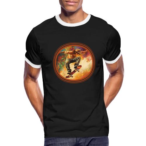 Skateboarding Mode On - Men's Ringer T-Shirt