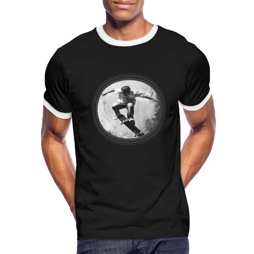 Skateboarding Vibes Only - Men's Ringer T-Shirt